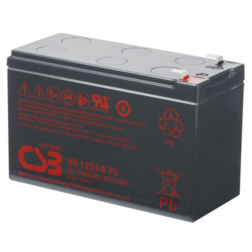 Купить Аккумулятор CSB HR 1234 (12V,9Ah) магазина stels.market.