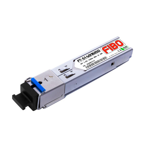 Купить Модуль SFP FIBO FT-S1-W3160SD WDM 1.25Гбит/c, Tx1310нм Rx1550 нм, 60км SC, DDM магазина stels.market.