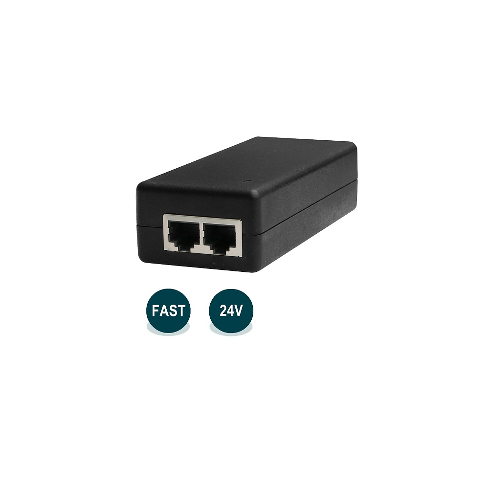 WI-POE31-24V, Инжектор 100Base-T PoE 24В