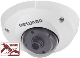 Купить Миниатюрная IP-видеокамера уличного исполнения Beward B1210DM (2.5 мм 90°) магазина stels.market.